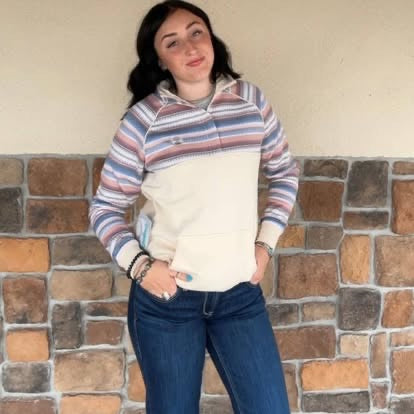 Hooey Serape pullover