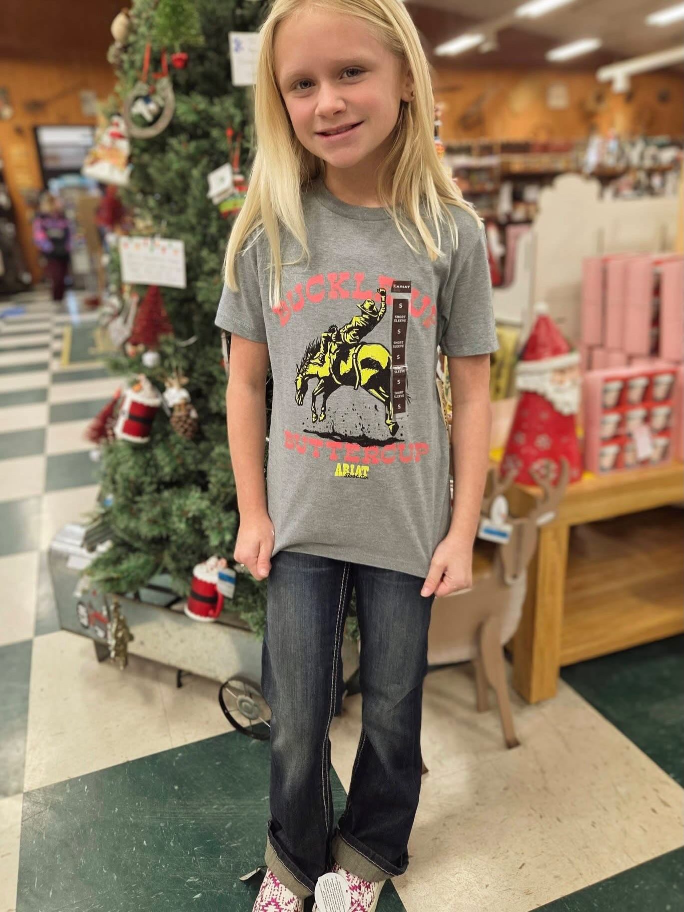 Ariat Girls Buck Up Tee