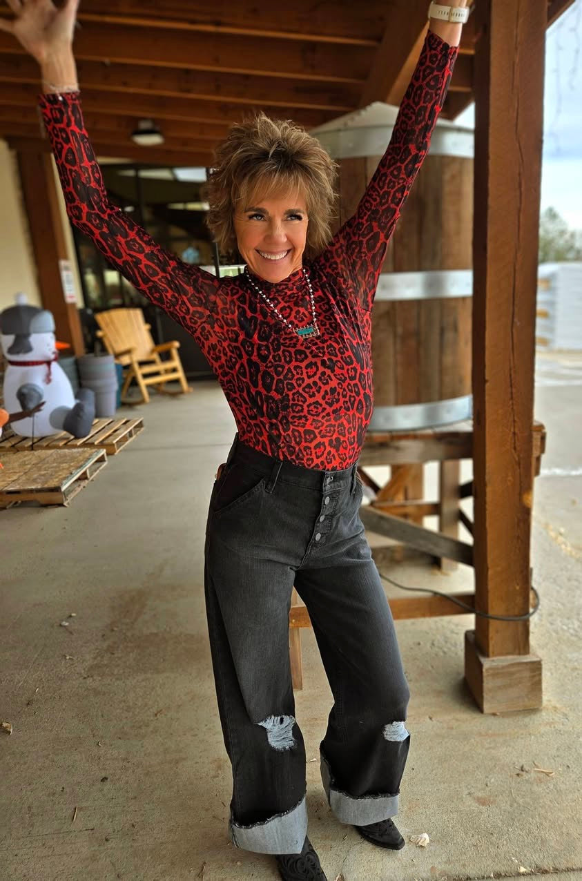 Sterling Kreek 'Sideline Spirit' Mesh Top