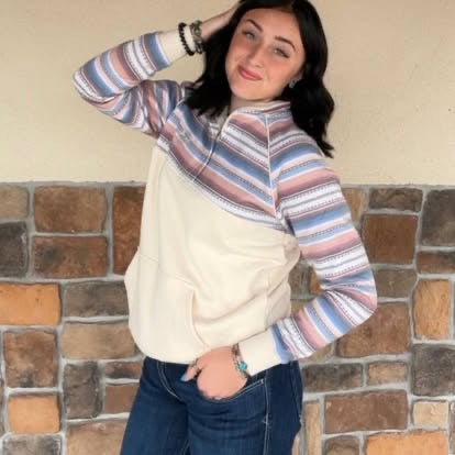 Hooey Serape pullover