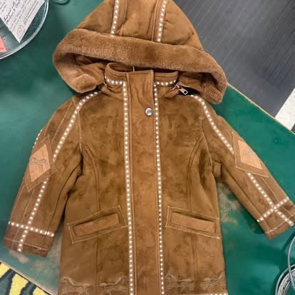Girls Cinnamon Horse Parka