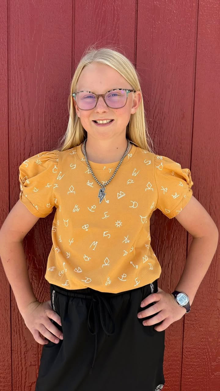 Cruel Girl Mustard Brand Tee