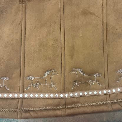 Girls Cinnamon Horse Parka